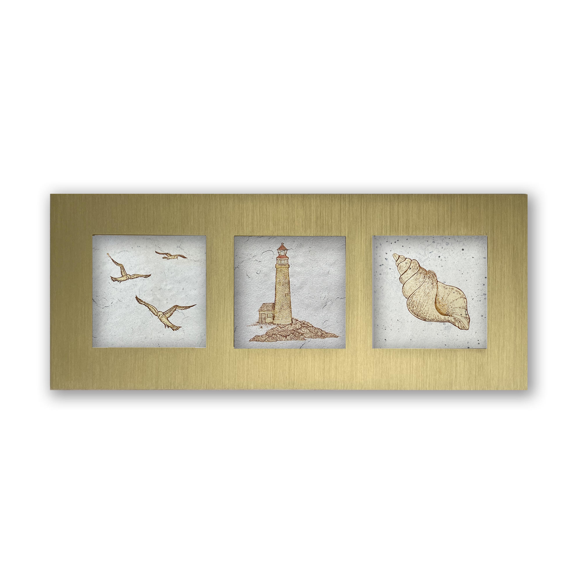 Coastal Trio | 3 Tile Wall Decor